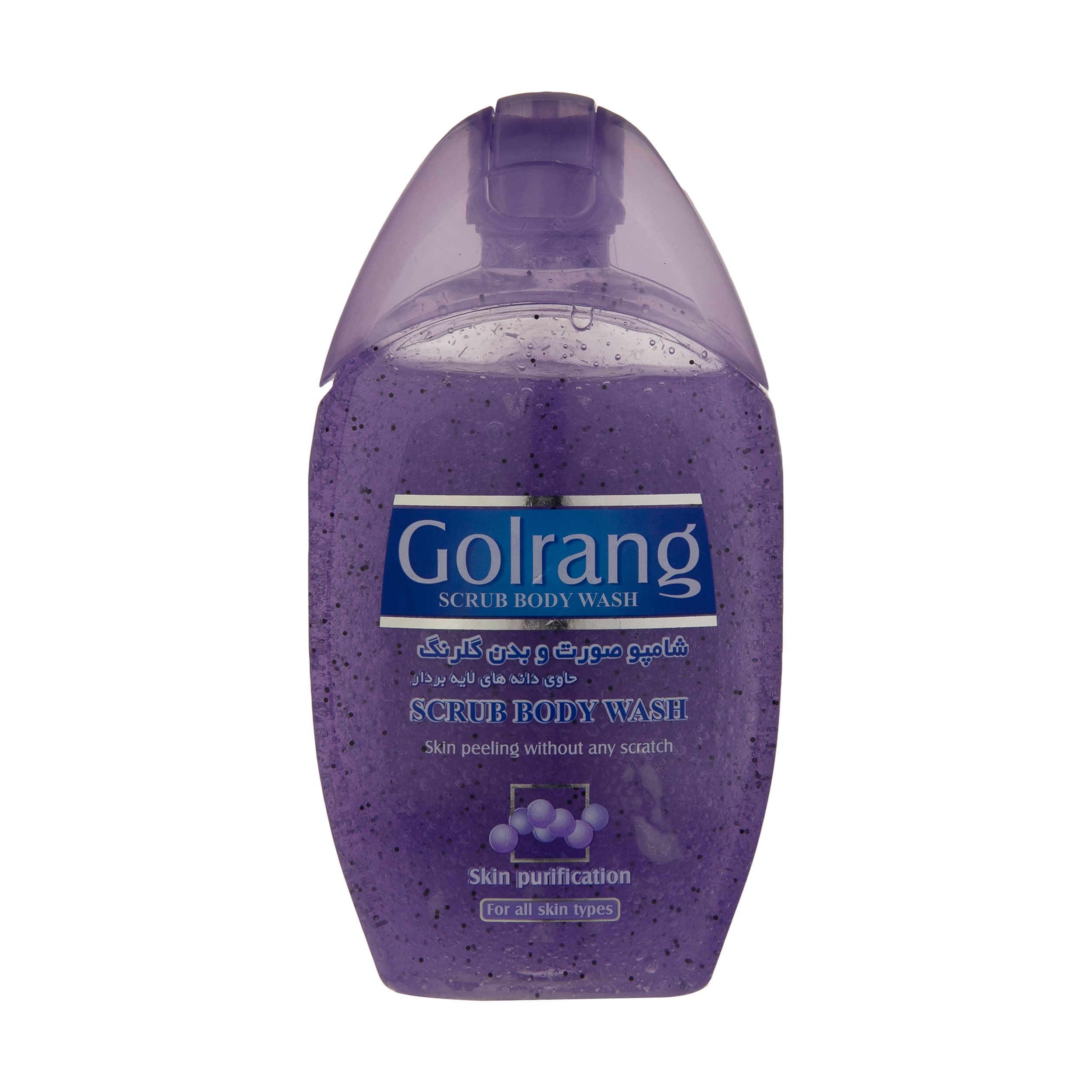 شامپو بدن گلرنگ مدل Scrub Purple مقدار 280 گرم شامپو بدن طلایی