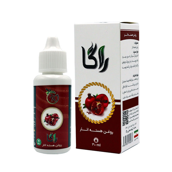 روغن صورت راگا مدل هسته انار حجم 30 میلی لیتر روغن صورت طلایی