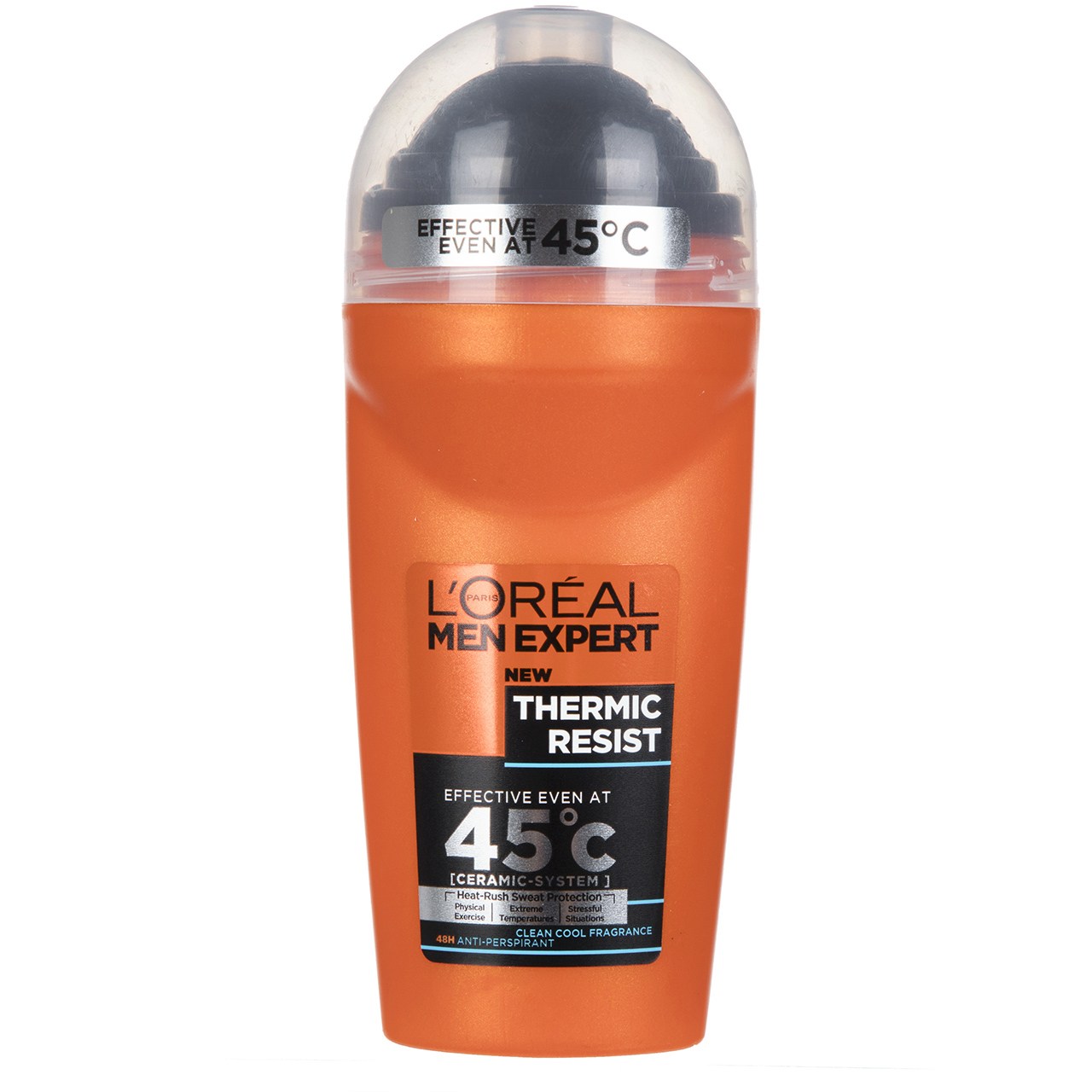 رول ضد تعریق لورآل سری Men Expert مدل Thermic Resist حجم 50 میلی لیتر رول ضد تعریق طلایی