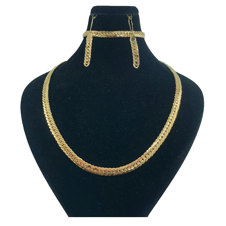 نیم ست طلا 18 عیار زنانه دوست خوب مدل dk1018 ست زیورآلات طلا زنانه طلایی