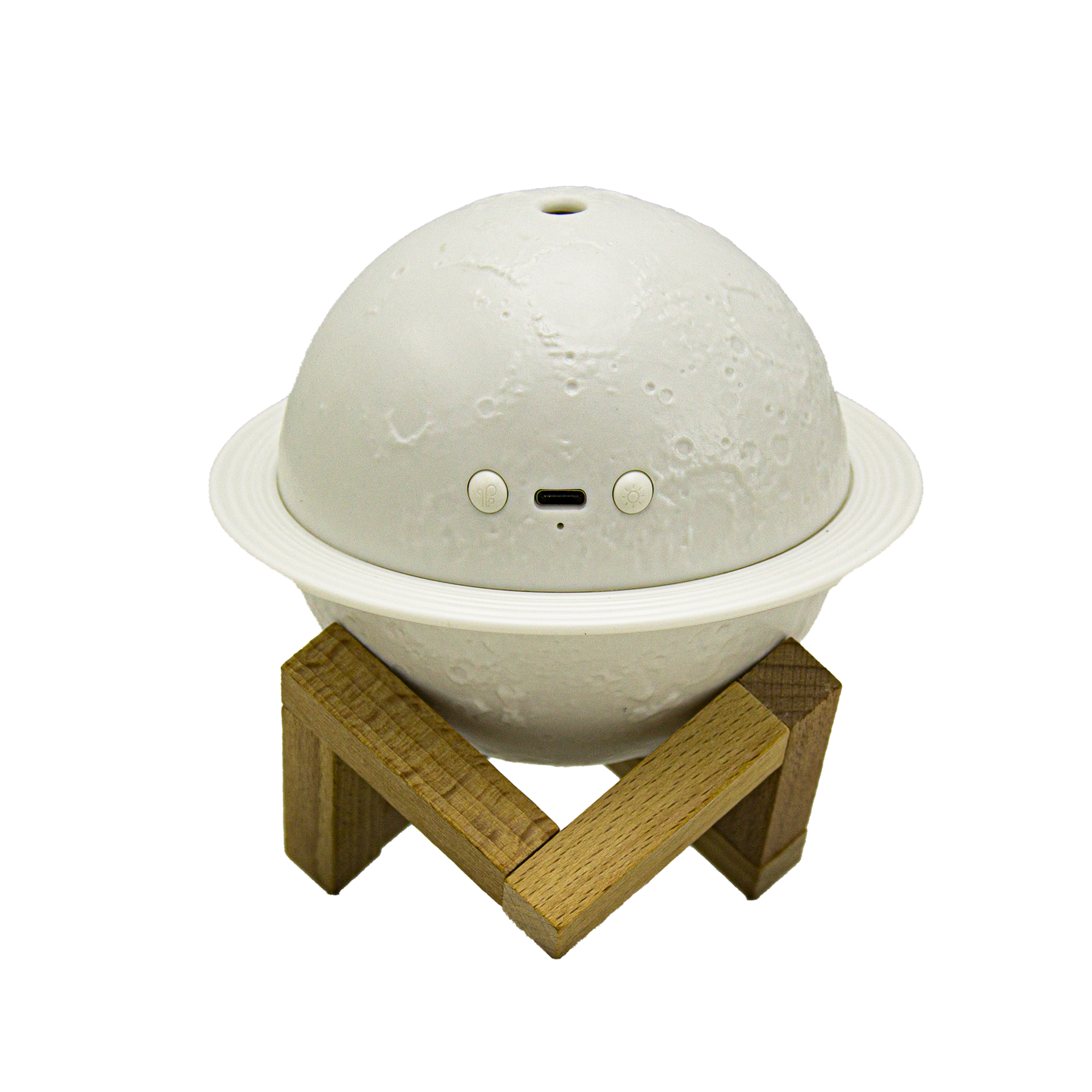 دستگاه بخور و رطوبت ساز سرد مدل Moon Planet Humidifier دستگاه بخور و رطوبت ساز طلایی