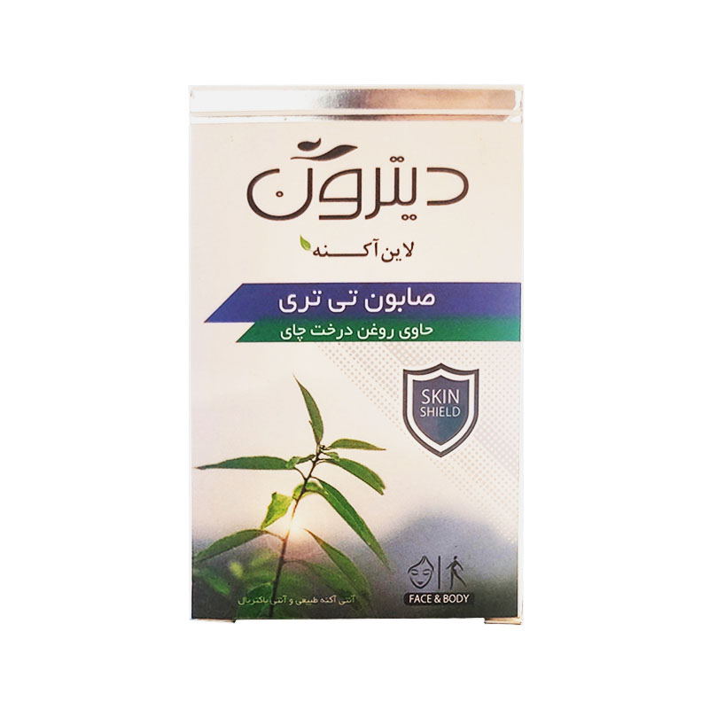 صابون شستشو دیترون مدل تی تری وزن 110 گرم صابون شستشو طلایی