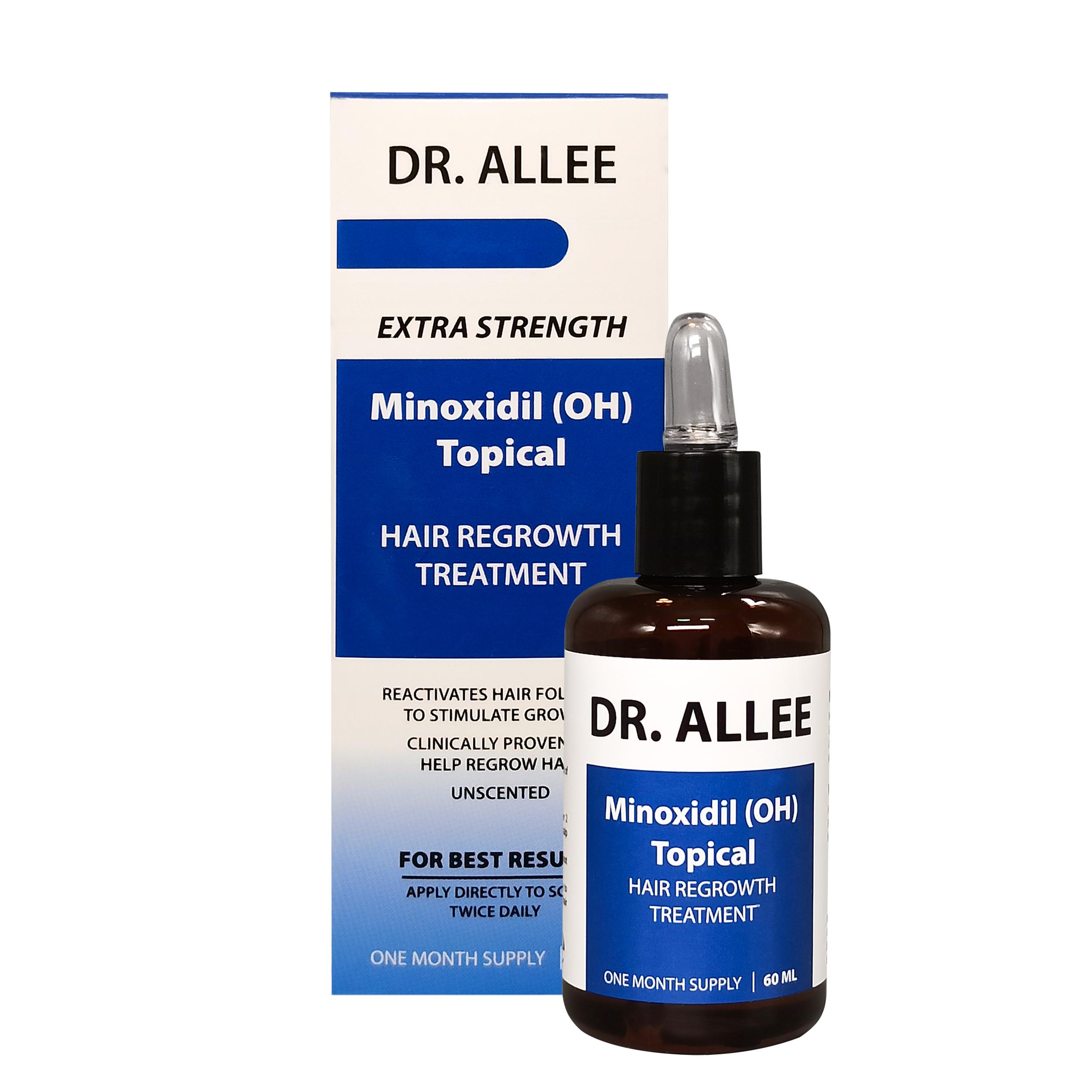 لوسیون رشد مجدد و تقویت مو دکتر آلی مدل Minoxidil OH 5%  حجم 60 میلی لیتر لوسیون مو طلایی