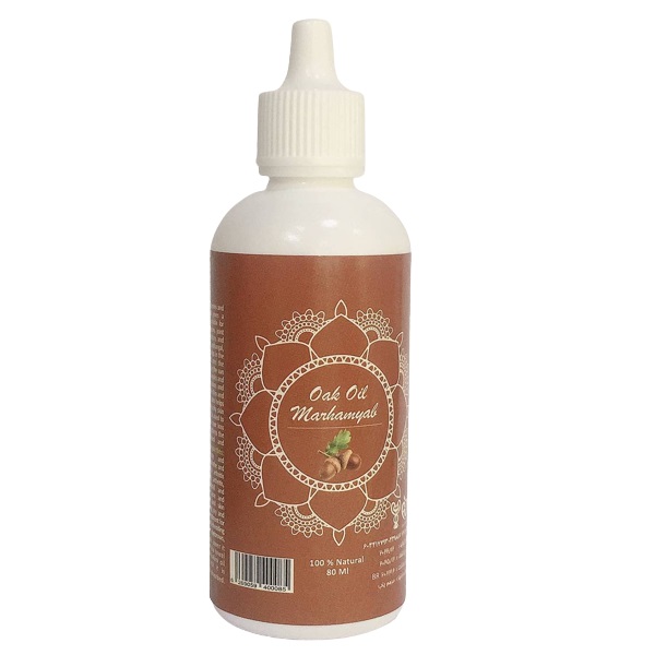 روغن تقویت کننده مو ابرو و ریش و سبیل مرهم یاب مدل بلوط حجم 80 میلی لیتر تقویت کننده مو طلایی