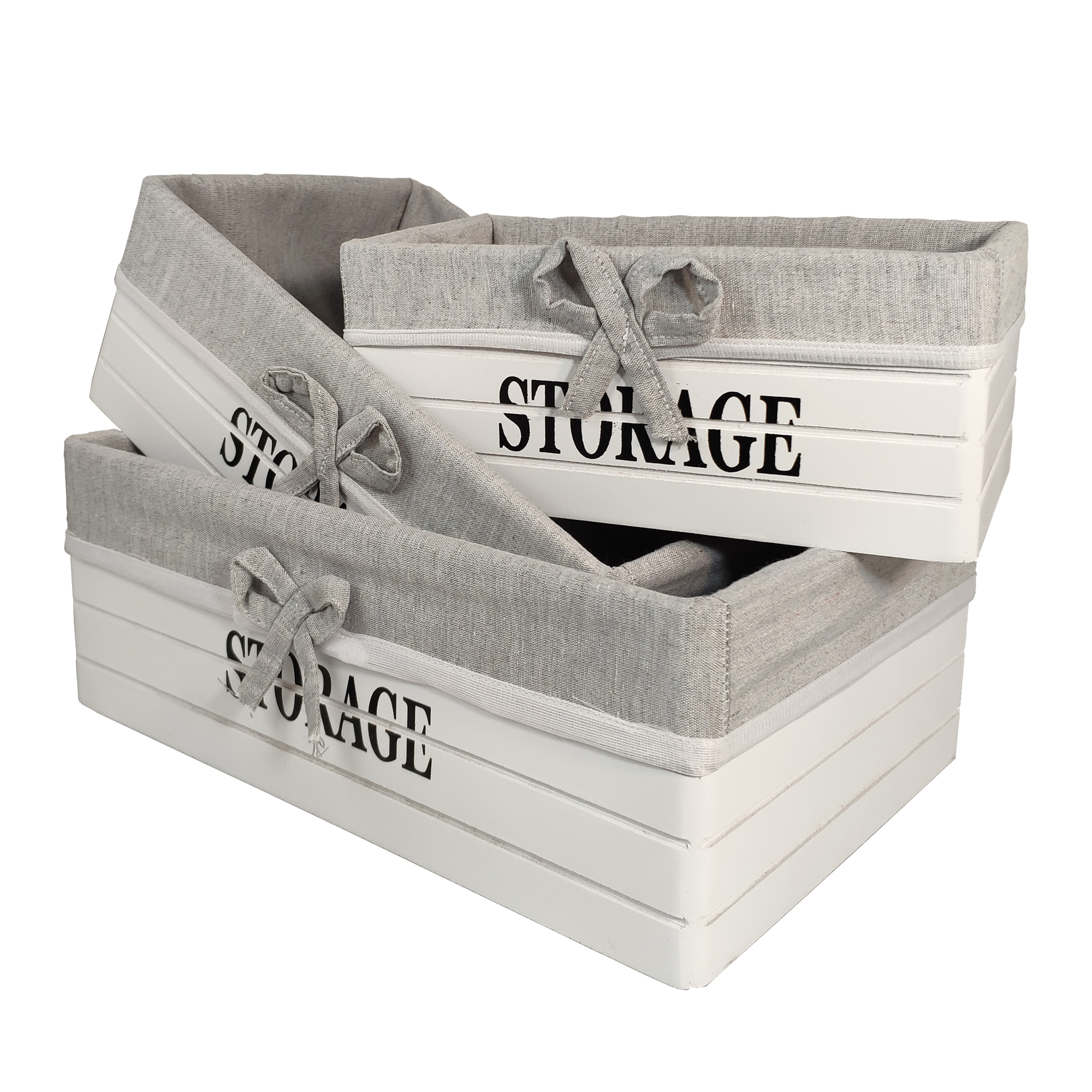 باکس نظم دهنده مدل storage مجموعه 3 عددی کمد لباس و ارگانایزر طلایی