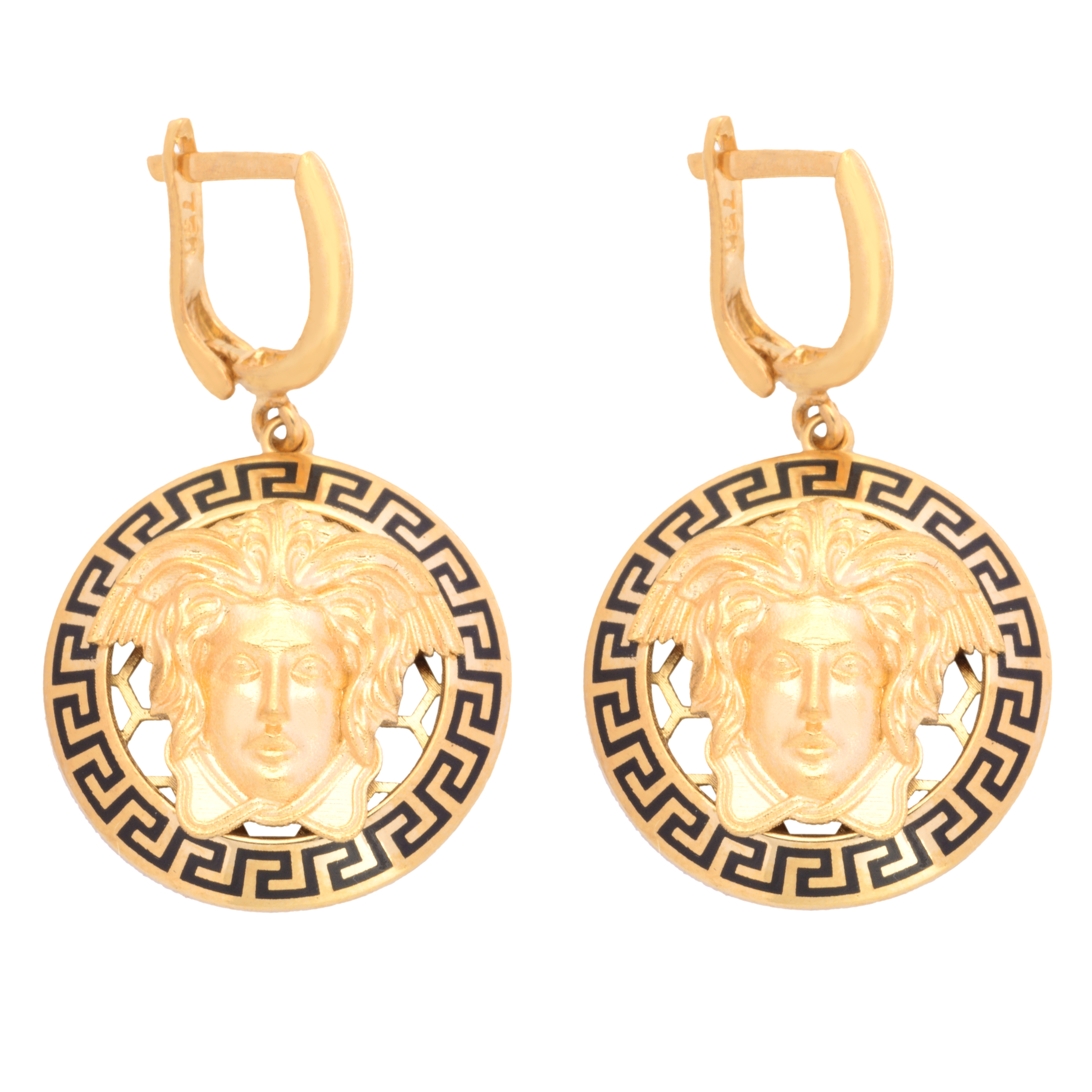گوشواره طلا 18 عیار زنانه طلای مستجابی کد 71 زنجیر طلا زنانه طلایی
