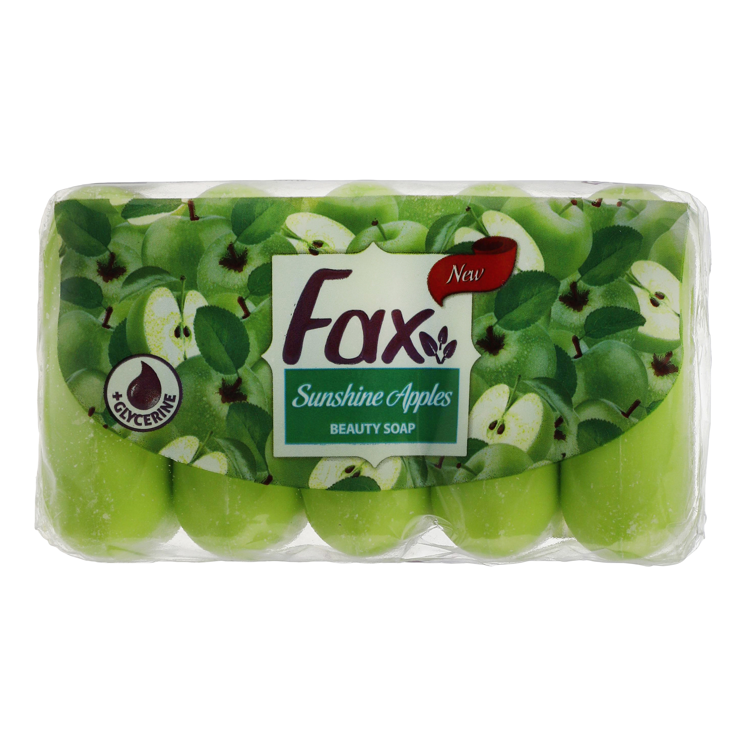 صابون فکس مدل sunshine apple بسته 5 عددی صابون شستشو طلایی