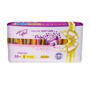 نوار بهداشتی تافته مدل Ultra thin مجموعه 8 عددی نوار بهداشتی طلایی