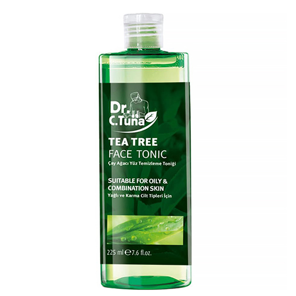 تونر پاک کننده آرایش صورت دکتر سی تونا مدل Tea Tree حجم 225 میلی لیتر تونر طلایی