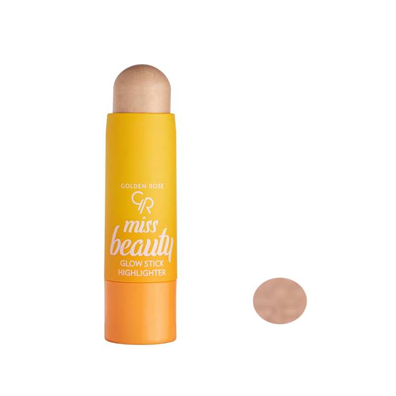 هایلایتر گلدن رز مدل Miss Beauty هایلایتر طلایی