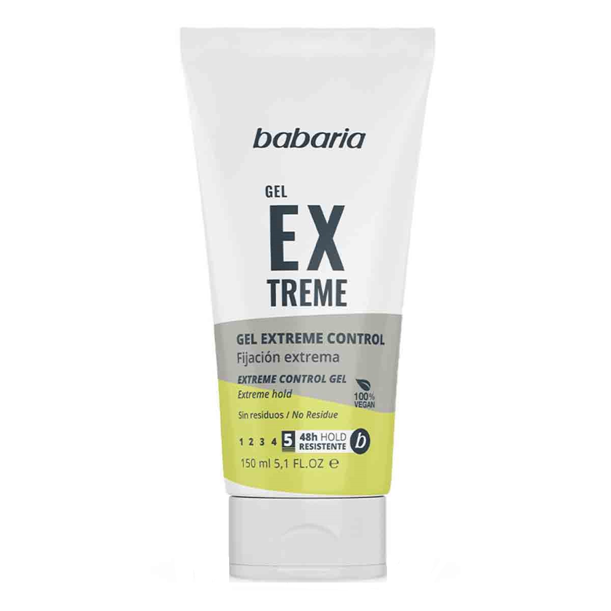 ژل حالت دهنده مو باباربا مدل Ex Treme حجم 150 میلی لیتر ژل مو طلایی