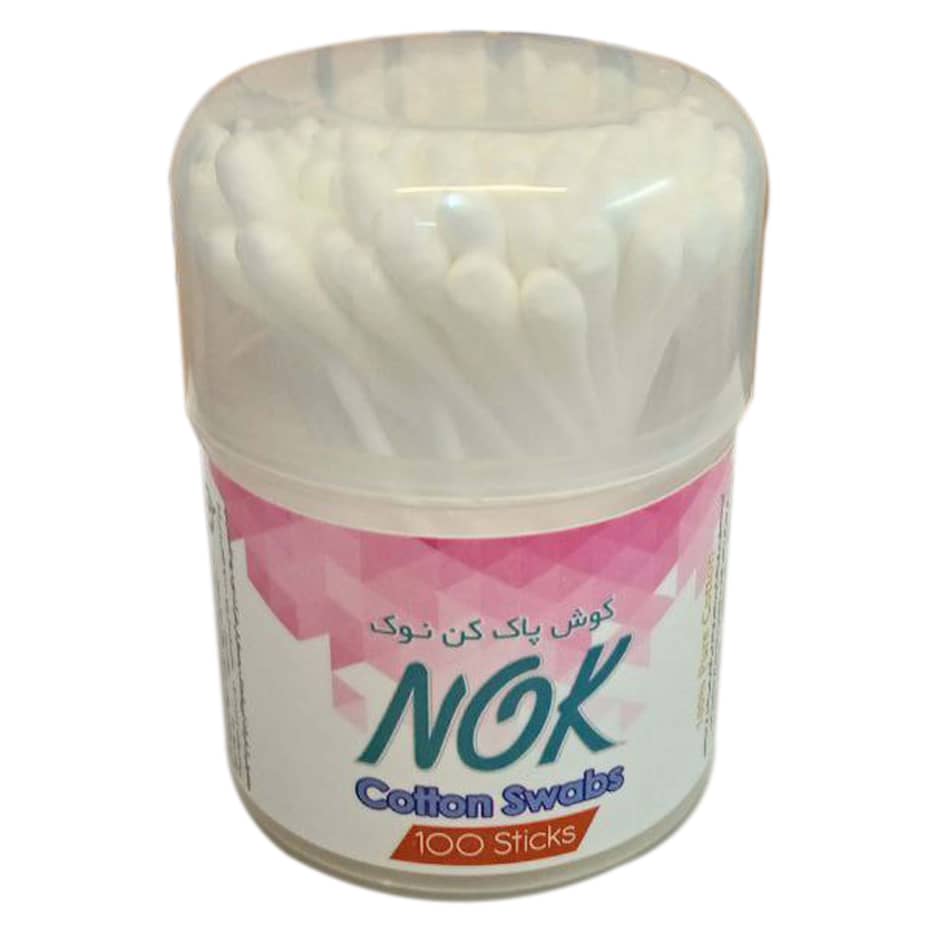 گوش پاک کن نوک مدل 01 بسته 100 عددی گوش پاک کن طلایی
