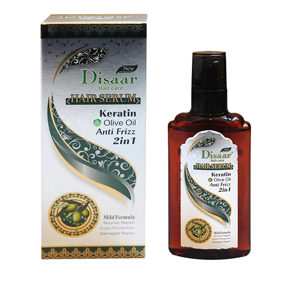 روغن آرگان دیسار مدل Keratin حجم 120 میلی لیتر روغن مو طلایی