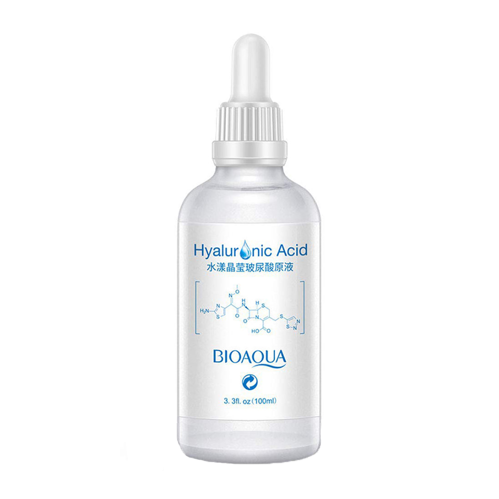 سرم پوست بایو آکوا مدل Hyaluronic Acid حجم 100 میلی لیتر سرم پوست طلایی