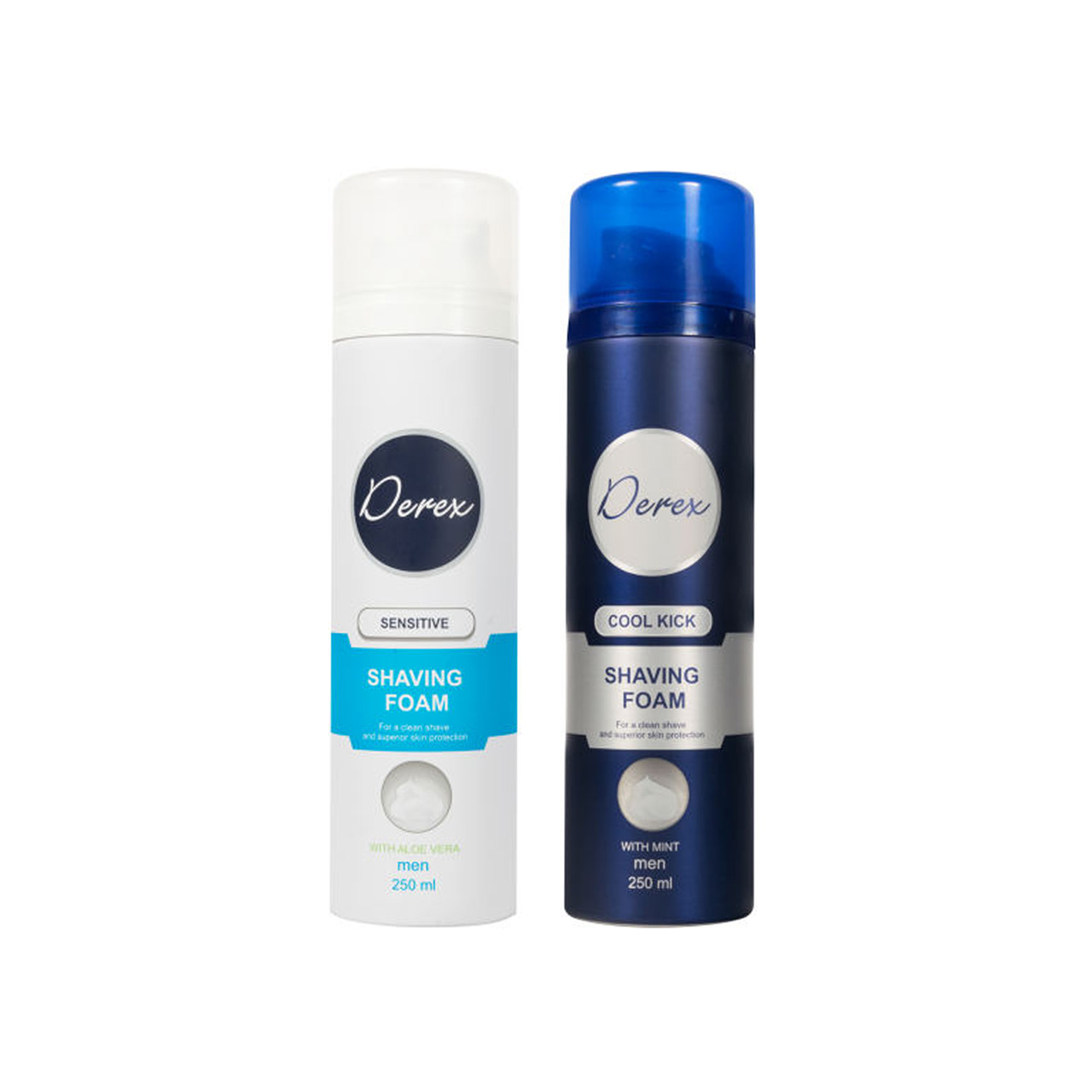 فوم اصلاح دریکس مدل BLWH حجم 250 میلی لیتر مجموعه 2 عددی ژل و فوم اصلاح طلایی