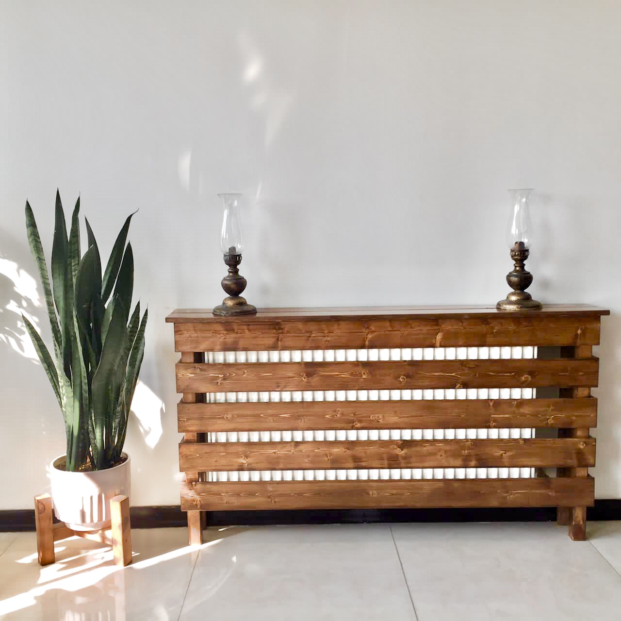 کنسول روستیک دکور مدل F300 کنسول طلایی
