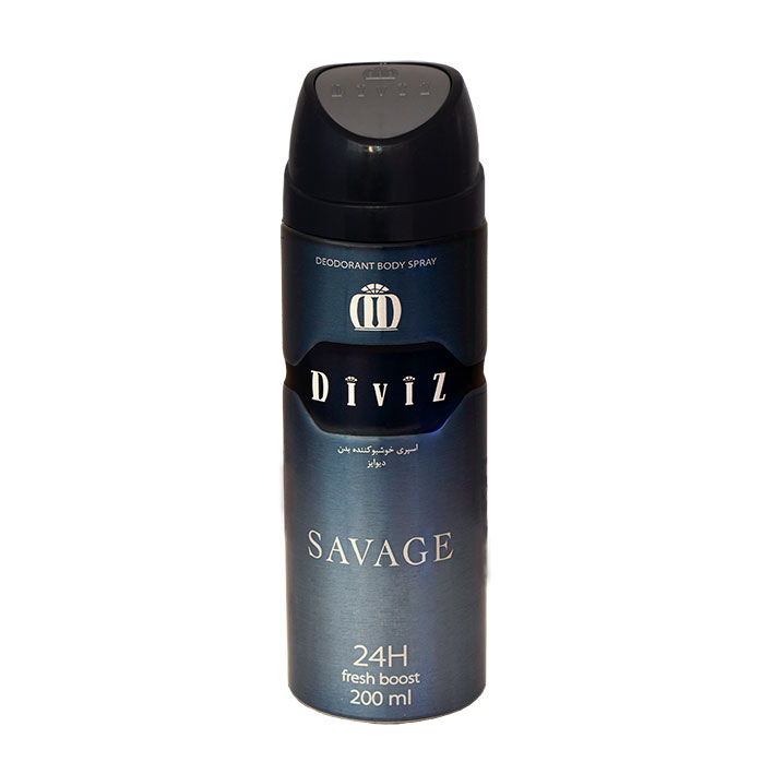 اسپری دئودورانت مردانه دیوایز مدل SAUVAGE DIOR حجم 200 میلی لیتر دئودورانت طلایی