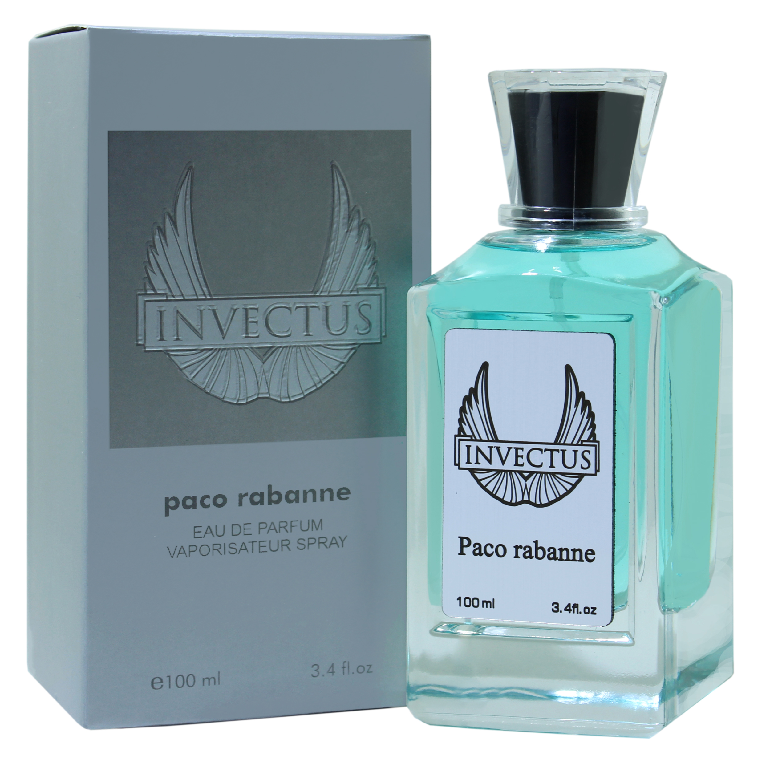 ادو پرفیوم مردانه نیفتی مدل پاکو رابان اینوکتوس حجم 100 میلی لیتر عطر و ادکلن مردانه طلایی