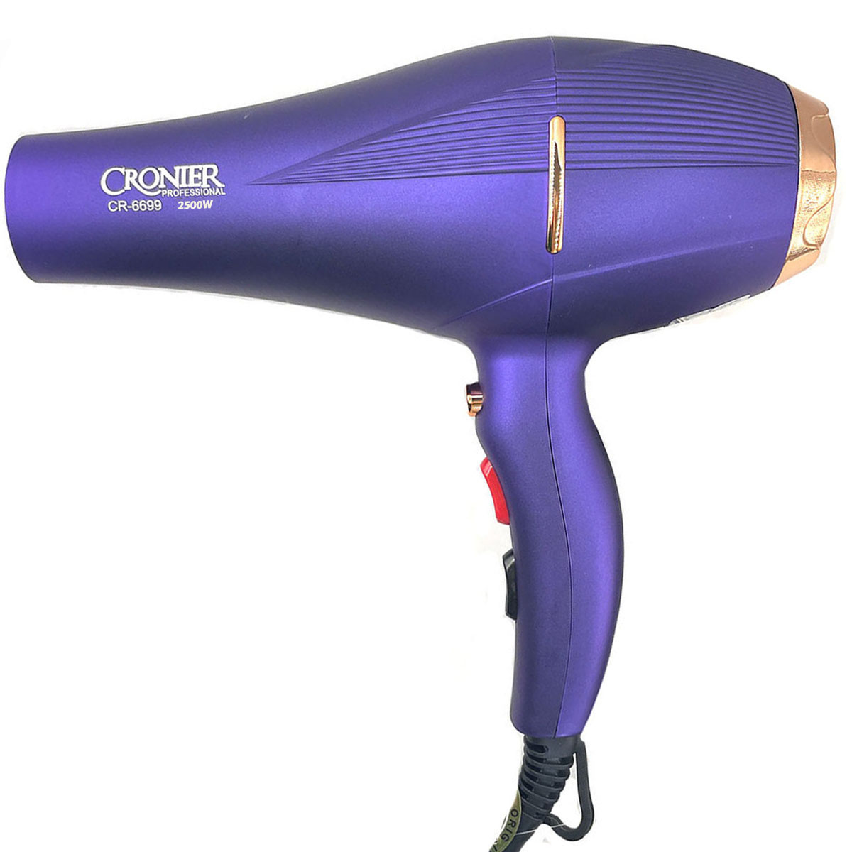 سشوار کرونر مدل CR-6699 2500W سشوار طلایی