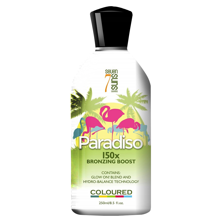 لوسیون سولاریوم سیون سری PARADISO مدل 150Xحجم 250 میلی لیتر روغن آفتاب طلایی