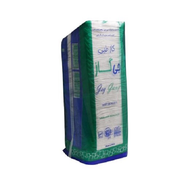 گاز طبی جی گاز مدل 8L20 وزن 400 گرم باند و گاز طلایی
