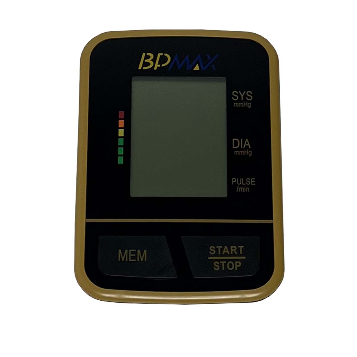 فشارسنج دیجیتال بی پی مکس مدل DBP-1231 به همراه کاف اضافه فشار سنج طلایی