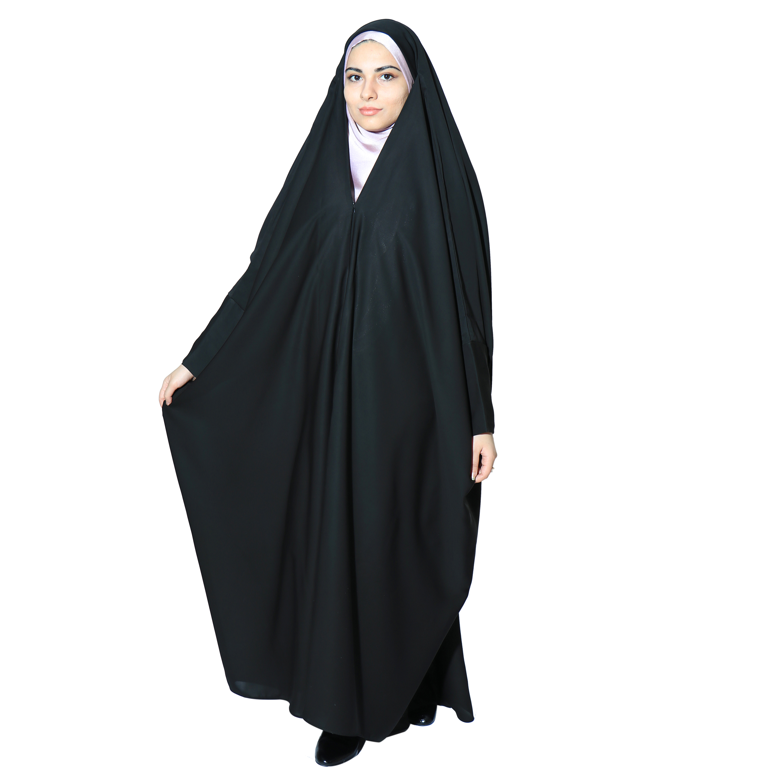 چادر اماراتی مدل کرپناز ایرانی کد 3010 چادر طلایی
