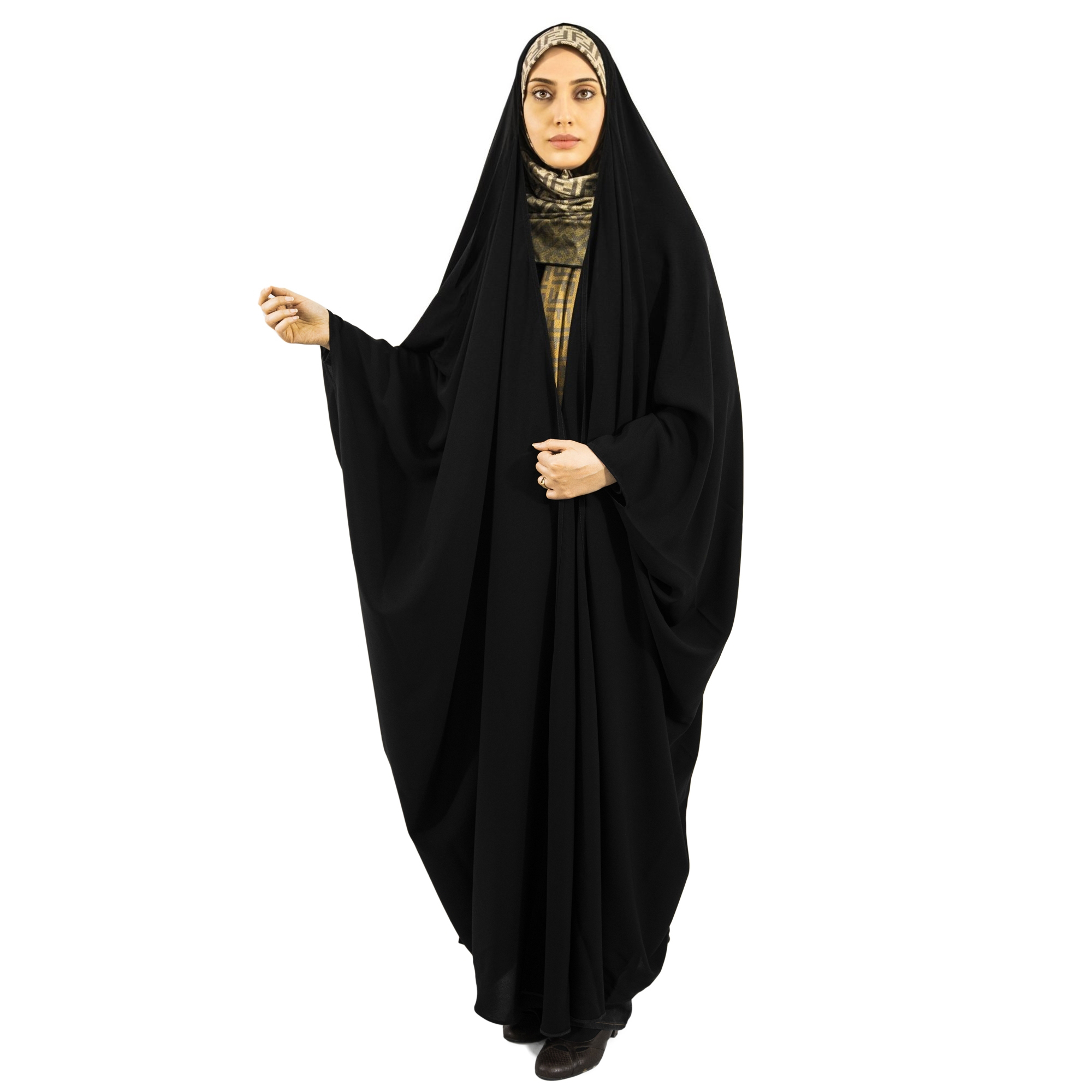 چادر عربی مدل LA100 چادر طلایی